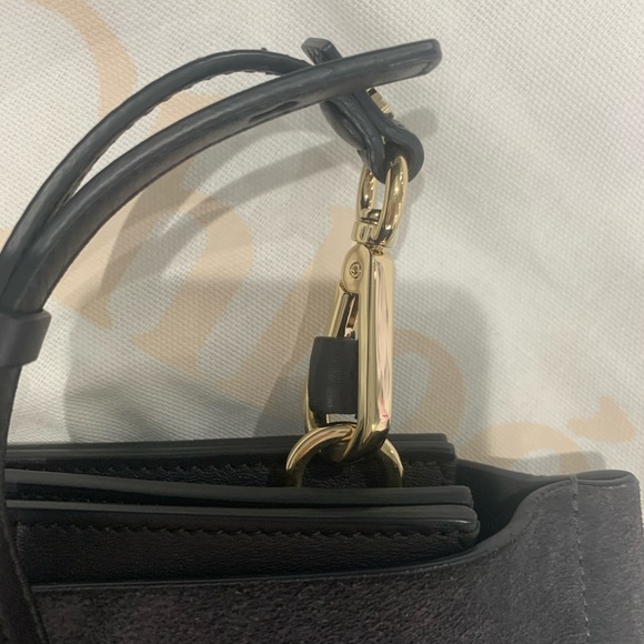 Chloe Faye Suede Calfskin Medium - Dark Grey - Picture 3 of 8